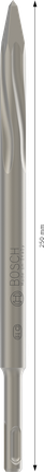 ดอกสกัดปลายแหลม Bosch PRO SDS plus-5C ความยาว 250 มม.