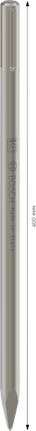 ดอกสกัดปลายแหลม Bosch PRO SDS max-4C 400 มม.