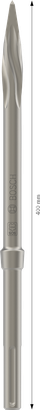 ดอกสกัดปลายแหลม Bosch PRO SDS max-5C ขนาด 400 มม. สำหรับการรื้อถอน