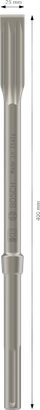 PRO SDS max-5C Set ดอกสกัดแบน Bosch PRO SDS max-5C 25x400mm สำหรับงานรื้อถอน