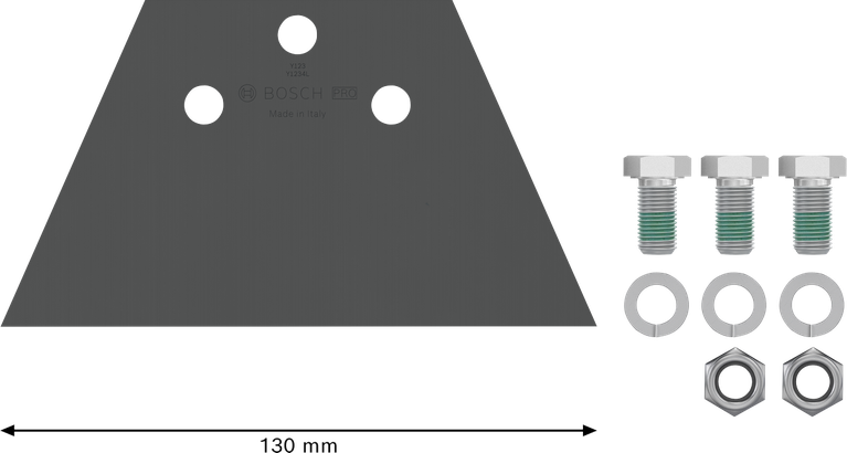 ชุดเปลี่ยนเครื่องขูดพื้น Bosch PRO SDS plus ขนาด 130 มม.