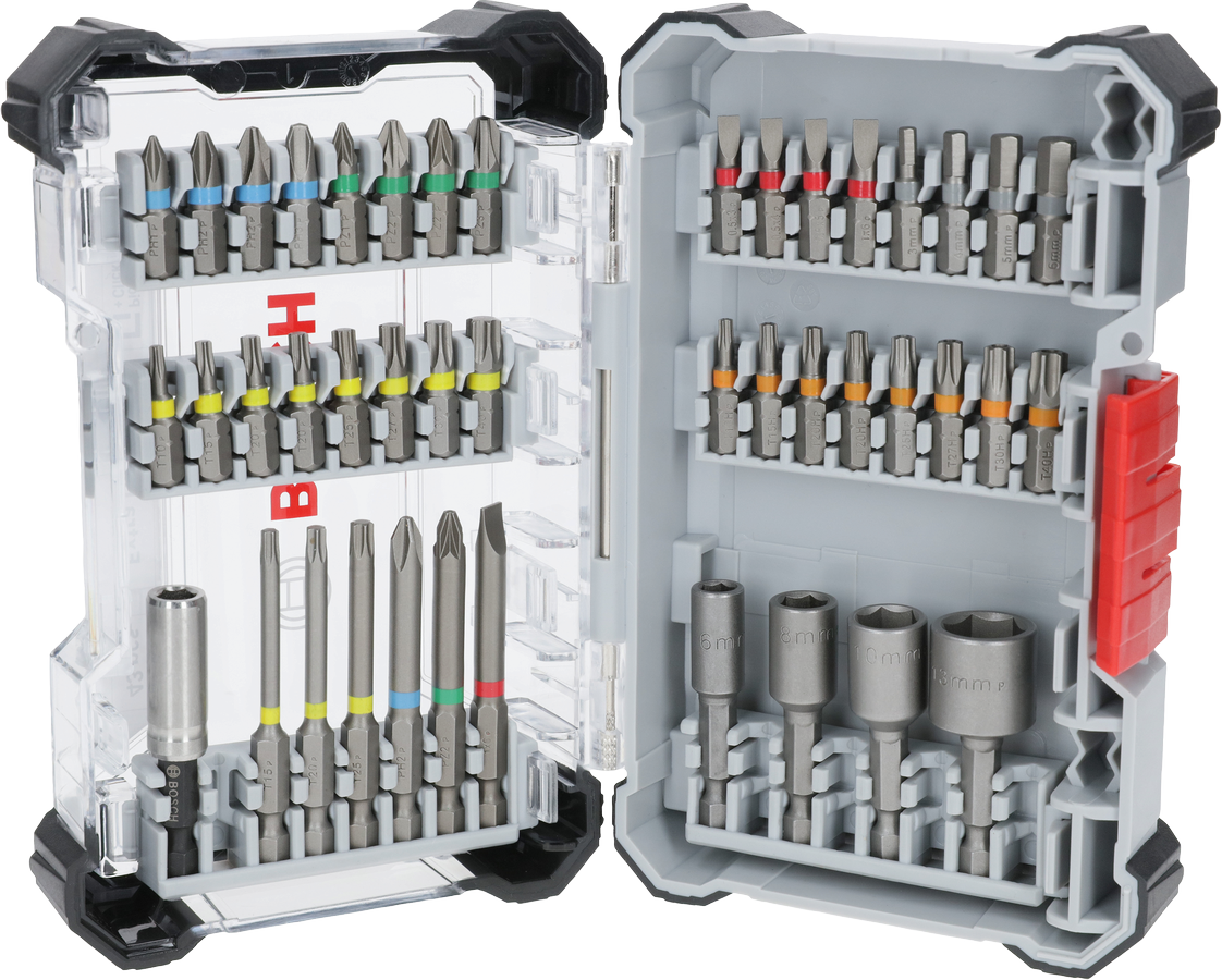 ชุดไขควง Bosch Extra Hard 43 ชิ้น บรรจุในกล่องจัดแสดง.