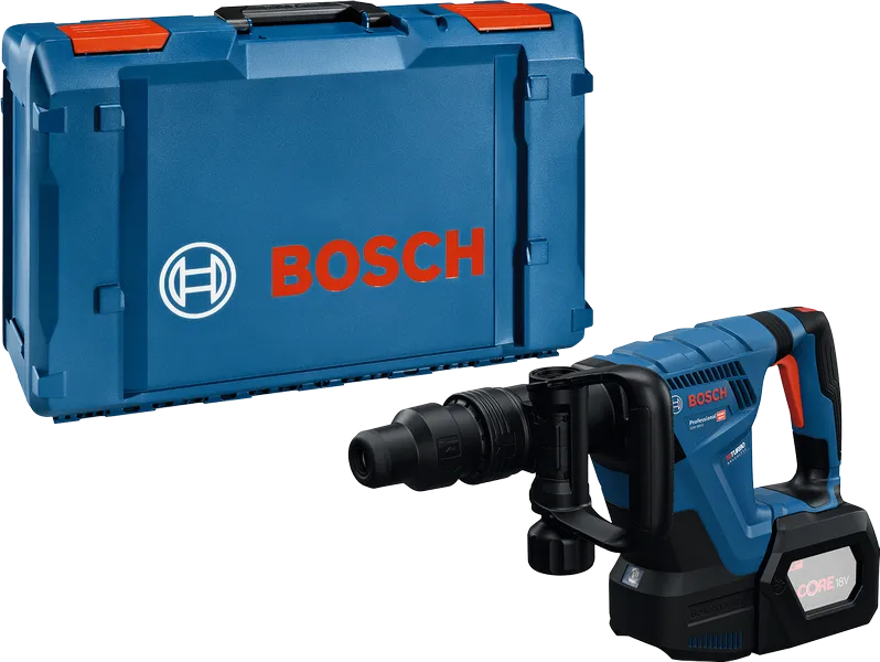 เครื่องสกัดทำลายไร้สาย Bosch GSH 18V-5 SDS-max พร้อมกล่องใส่.