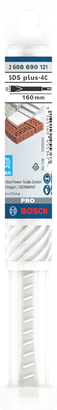 ดอกสกัดแบน Bosch SDS plus-4C 10×160 มม.