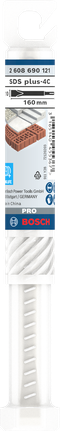 ดอกสกัดแบน Bosch SDS plus-4C 10×160 มม.