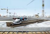 เครื่องเจียรไฟฟ้าบนเหล็กเส้น