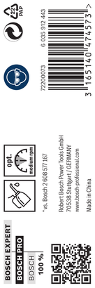 PRO Metal HSS-G ดอกสว่านเจาะเกลียว Bosch PRO Metal HSS-G 5/16″