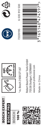 PRO Metal HSS-G บรรจุภัณฑ์ดอกสว่าน Bosch PRO Metal HSS-G 11/32″