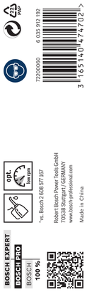 PRO Metal HSS-G ดอกสว่านเจาะเกลียว Bosch PRO Metal HSS-G 9/16″