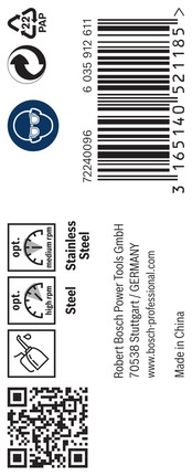 เกลียวดอกสว่าน PRO Stainless Steel HSS-Co 4.5 x 47 x 80 มม. 10 ชิ้น เกลียวดอกสว่าน PRO Stainless Steel HSS-Co 4.5 x 47 x 80 มม. 10 ชิ้น