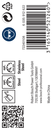 เกลียวดอกสว่าน PRO Stainless Steel HSS-Co 6.8 x 69 x 109 มม. 10 ชิ้น เกลียวดอกสว่าน PRO Stainless Steel HSS-Co 6.8 x 69 x 109 มม. 10 ชิ้น