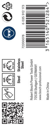 เกลียวดอกสว่าน PRO Stainless Steel HSS-Co 7.5 x 69 x 109 มม. 10 ชิ้น เกลียวดอกสว่าน PRO Stainless Steel HSS-Co 7.5 x 69 x 109 มม. 10 ชิ้น
