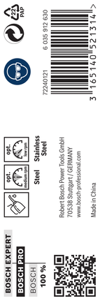 เกลียวดอกสว่าน PRO Stainless Steel HSS-Co 9 x 81 x 125 มม. 5 ชิ้น เกลียวดอกสว่าน PRO Stainless Steel HSS-Co 9 x 81 x 125 มม. 5 ชิ้น