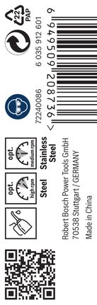 เกลียวดอกสว่าน PRO Stainless Steel HSS-Co 3.4 x 39 x 70 มม. 10 ชิ้น เกลียวดอกสว่าน PRO Stainless Steel HSS-Co 3.4 x 39 x 70 มม. 10 ชิ้น