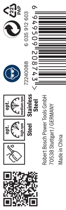 เกลียวดอกสว่าน PRO Stainless Steel HSS-Co 3.6 x 39 x 70 มม. 10 ชิ้น เกลียวดอกสว่าน PRO Stainless Steel HSS-Co 3.6 x 39 x 70 มม. 10 ชิ้น