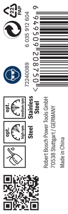 เกลียวดอกสว่าน PRO Stainless Steel HSS-Co 3.7 x 39 x 70 มม. 10 ชิ้น เกลียวดอกสว่าน PRO Stainless Steel HSS-Co 3.7 x 39 x 70 มม. 10 ชิ้น
