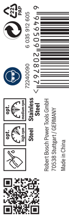 เกลียวดอกสว่าน PRO Stainless Steel HSS-Co 3.8 x 43 x 75 มม. 10 ชิ้น เกลียวดอกสว่าน PRO Stainless Steel HSS-Co 3.8 x 43 x 75 มม. 10 ชิ้น