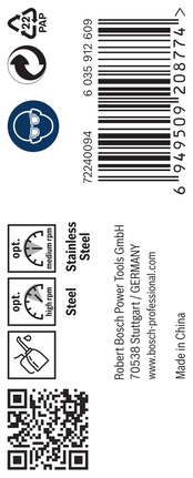 เกลียวดอกสว่าน PRO Stainless Steel HSS-Co 4.3 x 47 x 80 มม. 10 ชิ้น เกลียวดอกสว่าน PRO Stainless Steel HSS-Co 4.3 x 47 x 80 มม. 10 ชิ้น