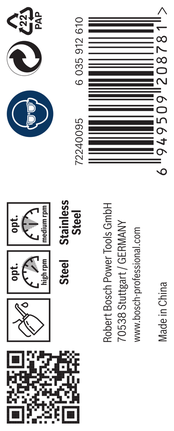 เกลียวดอกสว่าน PRO Stainless Steel HSS-Co 4.4 x 47 x 80 มม. 10 ชิ้น เกลียวดอกสว่าน PRO Stainless Steel HSS-Co 4.4 x 47 x 80 มม. 10 ชิ้น