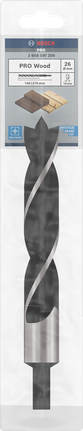 ดอกสว่านเจาะปลายแหลม Bosch PRO Wood ขนาด 26×160×215 มม.