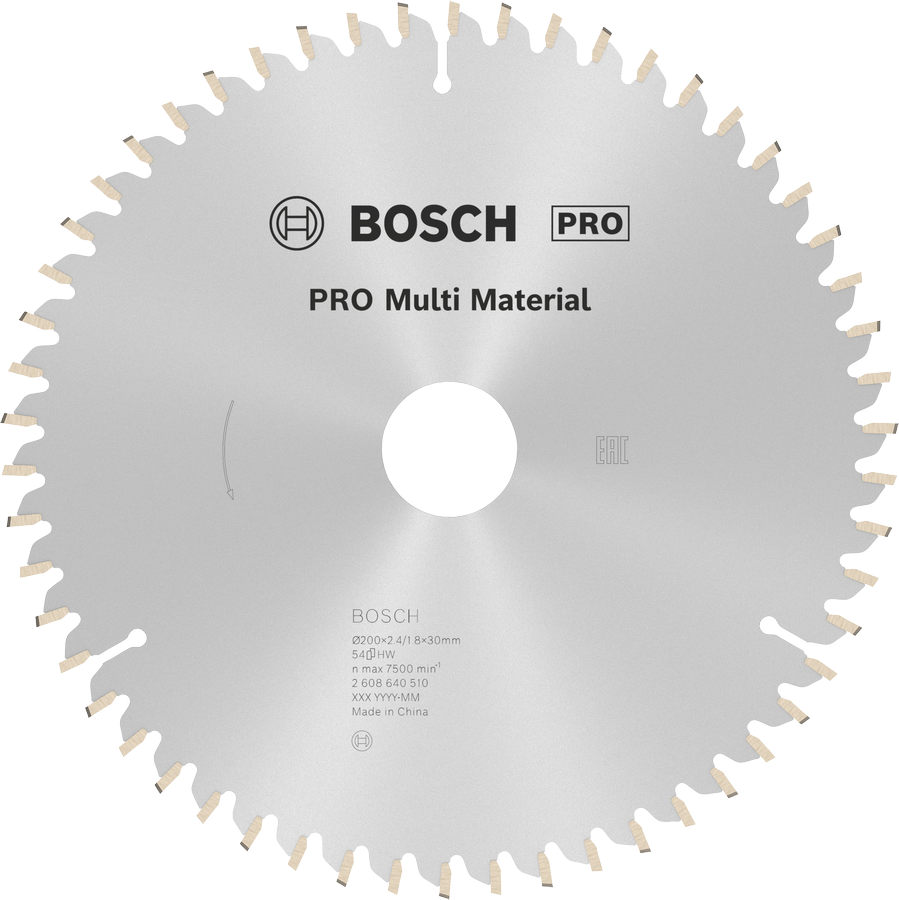 ใบเลื่อยวงเดือน Bosch PRO Multi Material 54 ฟัน.