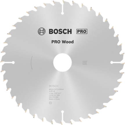 ใบเลื่อยวงเดือน PRO Wood, 203 x 2.2 x 30 มม. ใบเลื่อยวงเดือน PRO Wood, 203 x 2.2 x 30 มม.