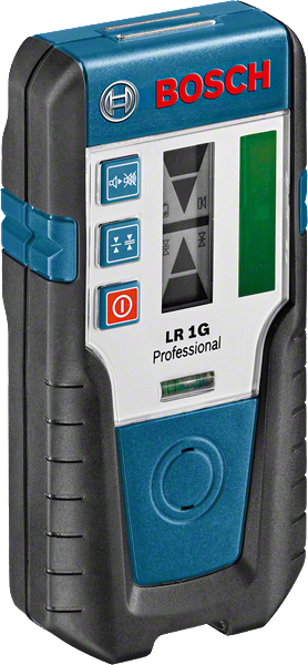 ตัวรับเลเซอร์ Bosch LR 1G ป้องกันฝุ่นและน้ำกระเซ็นระดับ IP65.