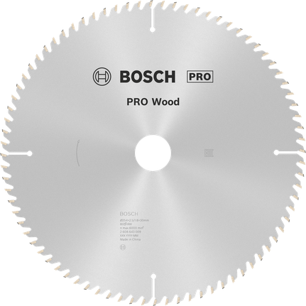ใบเลื่อยวงเดือน PRO Wood, 254 x 2.5 x 30 มม. ใบเลื่อยวงเดือน PRO Wood, 254 x 2.5 x 30 มม.