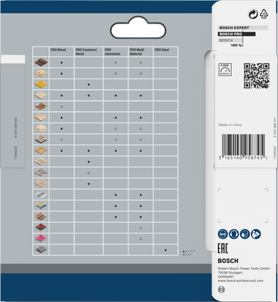 ใบเลื่อยวงเดือน Bosch PRO Multi Material ขนาด 85 มม. สำหรับเลื่อยไร้สาย