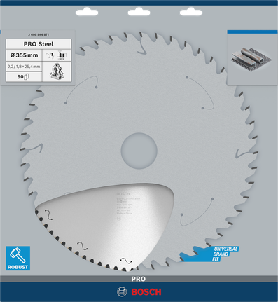 ใบเลื่อยวงเดือน Bosch PRO Steel ขนาด 355 มม.