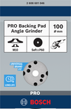 แผ่นรองเจียร Bosch PRO Soft ขนาด 100 มม. สำหรับเครื่องเจียรไฟฟ้า