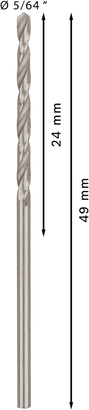 PRO Metal HSS-G ดอกสว่านเจาะเกลียว Bosch PRO Metal HSS-G ขนาด 5/64 นิ้ว