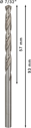 PRO Metal HSS-G ดอกสว่านเจาะเกลียว Bosch PRO Metal HSS-G ขนาด 7/32 นิ้ว