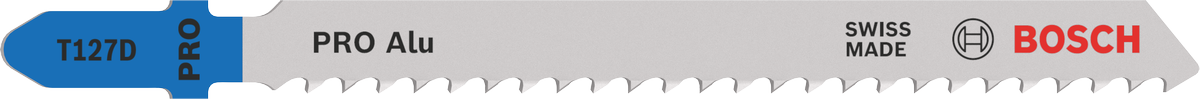 ใบเลื่อยจิ๊กซอว์ Bosch PRO Alu T127D สำหรับตัดอลูมิเนียม.