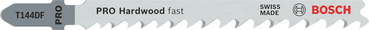 ใบเลื่อยจิ๊กซอว์ Bosch PRO Hardwood Fast T144DF สำหรับไม้เนื้อแข็ง.