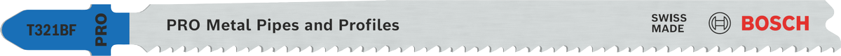 ใบเลื่อยจิ๊กซอว์ Bosch T321BF สำหรับท่อเหล็ก ฟันหยัก.
