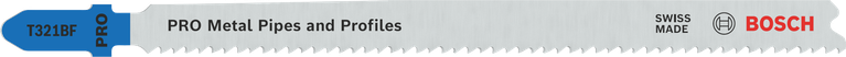 ใบเลื่อยจิ๊กซอ BIM สำหรับท่อโลหะและโปรไฟล์ Bosch PRO T321BF.
