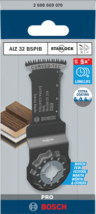 ใบเลื่อยอเนกประสงค์ Bosch PRO AIZ 32 BSPIB 32×50 มม.