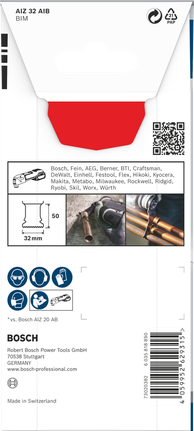 ใบเลื่อยอเนกประสงค์ Bosch PRO AIZ 32 AIB ขนาด 32×50 มม.
