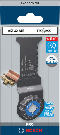 ใบเลื่อยอเนกประสงค์ Bosch PRO AIZ 32 AIB ขนาด 32×50 มม.