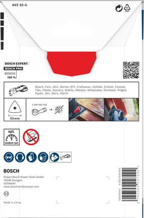 Bosch PRO AVZ 93 G อุปกรณ์เสริมเครื่องมืออเนกประสงค์ขนาด 93 มม.