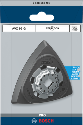 Bosch PRO AVZ 93 G อุปกรณ์เสริมเครื่องมืออเนกประสงค์ขนาด 93 มม.