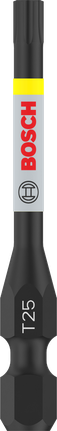ดอกไขควงกระแทก PRO Torx, T25, 55 มม., 2 ชิ้น ดอกไขควงกระแทก Bosch PRO Torx Impact Bit T25 55mm สำหรับไขควงกระแทก