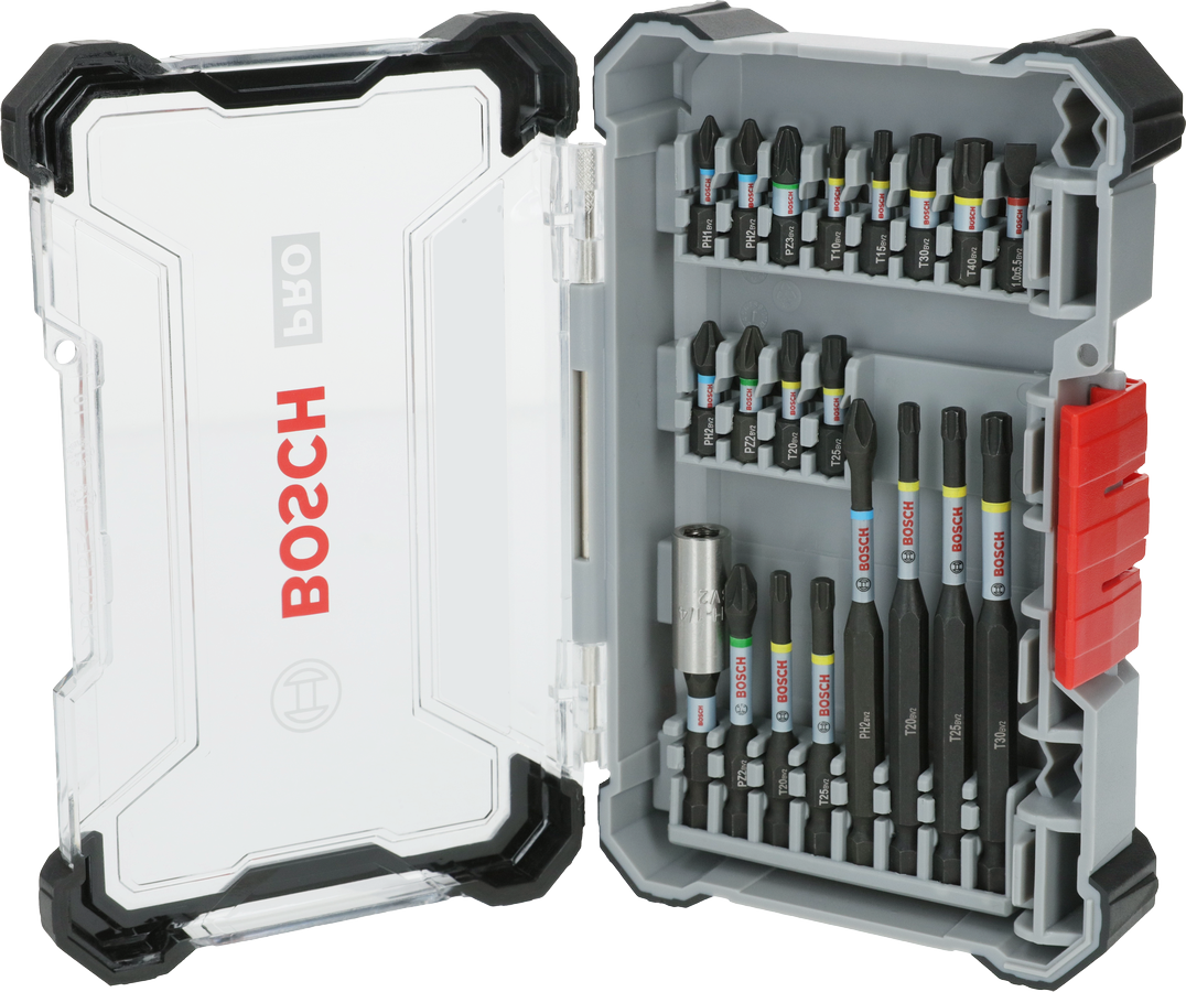ชุดดอกไขควงกระแทก Bosch PRO จำนวน 20 ชิ้น ในกล่อง.