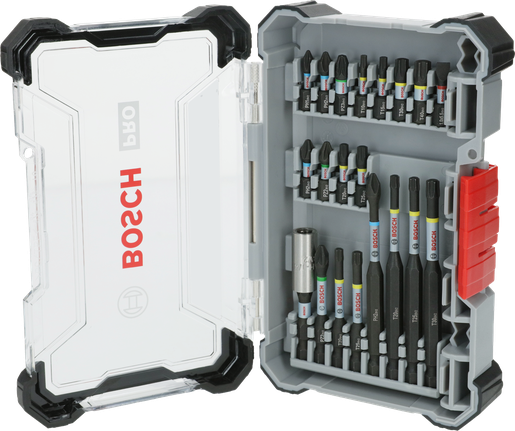 ชุดดอกไขควง PRO Impact 20 ชิ้น ชุดดอกไขควงกระแทก Bosch PRO จำนวน 20 ชิ้น ในกล่อง.