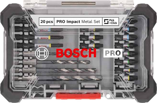 Bosch PRO Impact Metal Set 20 ชิ้น