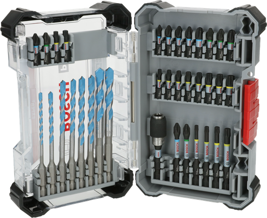 ชุดดอกสว่านและดอกสว่าน Bosch PRO Impact คละแบบ 6 x 35 ชิ้น.