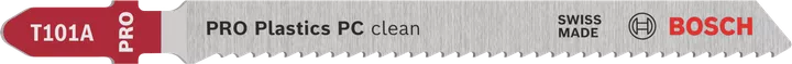 PRO Plastics PC clean T101A ใบเลื่อยจิ๊กซอว์ Bosch PRO Plastics PC clean T101A HSS