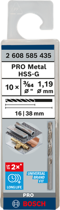 PRO Metal HSS-G PRO Metal HSS-G