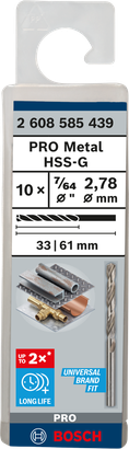 PRO Metal HSS-G PRO Metal HSS-G